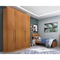 Guarda Roupa 4 Portas e 2 Gavetas Dinamarca Cinamomo Tcil Móveis Guarda Roupa 4 Portas e 2 Gavetas Dinamarca Cinamomo Tcil Móveis