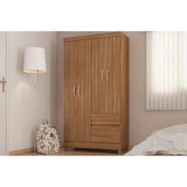 Guarda Roupa 4 Portas e 2 Gavetas Lotus Amêndola Touch - Demóbile