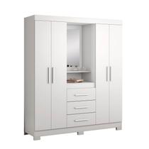 Guarda-Roupa 4 Portas Huntano Branco - MoveisAqui