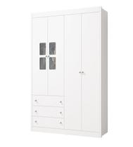 Guarda-Roupa 4 Portas Joãozinho Branco Fosco - Reller