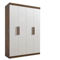 Guarda Roupa 4 portas MDF Ypê e Off white