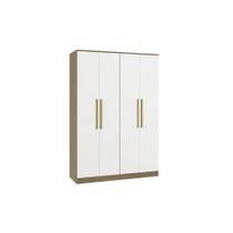 Guarda-roupa 4 Pts 2 Gvts Kappesberg Adapt Nogueira-branco
