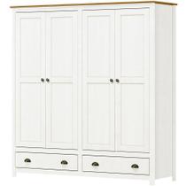 Guarda Roupa 4p 2g Madeira Maciça 176 Cm 9105 Branco Freijo Milani Store Guarda Roupa 4p 2g Madeira Maciça 176 Cm 9105 Branco Freijo Milani Store