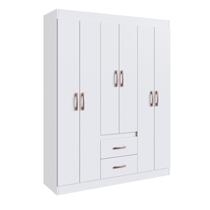 Guarda-roupa 50206 6 Portas 2 Gavetas 4 Prateleiras Sidney