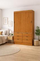 Guarda Roupa 6 Gavetas 2 Portas de correr Sunset-Grand Line