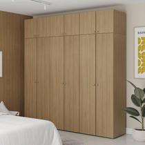 Guarda-Roupa 6 Módulos 12 Portas 9 Prateleiras Frame CabeCasa MadeiraOriginals Guarda-Roupa 6 Módulos 12 Portas 9 Prateleiras Frame CabeCasa MadeiraOriginals