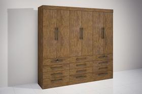 Guarda Roupa 6 Portas 12 Gavetas Mônaco - D Doro - IPE Guarda Roupa 6 Portas 12 Gavetas Mônaco - D Doro - IPE