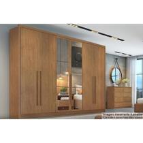 Guarda Roupa 6 Portas (2 c/ Espelho) e 8 Gavetas Robust/Livorno Cumaru - Novo Horizonte Guarda Roupa 6 Portas (2 c/ Espelho) e 8 Gavetas Robust/Livorno Cumaru - Novo Horizonte