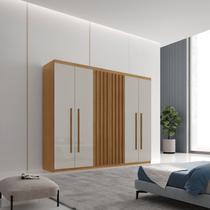 Guarda-Roupa 6 Portas 2 Gavetas MDF Logan Guarda-Roupa 6 Portas 2 Gavetas MDF Logan
