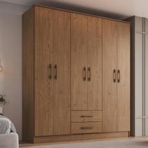 Guarda-roupa 6 Portas 2 Gavetas Pequim
