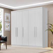 Guarda Roupa 6 Portas 3 Gavetas com Sapateira 100% MDF Glamour Guarda Roupa 6 Portas 3 Gavetas com Sapateira 100% MDF Glamour