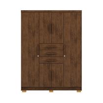 Guarda-Roupa 6 Portas 3 Gavetas England Imbuia Rústico Guarda-Roupa 6 Portas 3 Gavetas England Imbuia Rústico