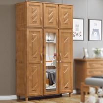 Guarda-roupa 6 Portas 3 Gavetas Grécia Freijó Madeira Pinus - Cavazotto