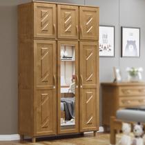 Guarda-Roupa 6 Portas 3 Gavetas Imbuia Grécia Madeira Pinus - Cavazotto