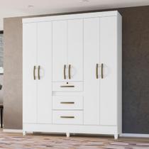 Guarda Roupa 6 Portas 3 Gavetas Itatiba Moval Guarda Roupa 6 Portas 3 Gavetas Itatiba Moval