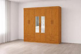 Guarda Roupa 6 Portas 4 Gav 2 Espelhos Allure -Grand Line