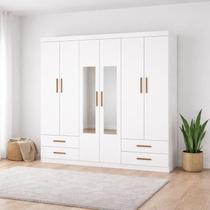 Guarda Roupa 6 Portas 4 Gav 2 Espelhos Allure -Grand Line Guarda Roupa 6 Portas 4 Gav 2 Espelhos Allure -Grand Line