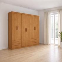 Guarda Roupa 6 Portas 4 Gavetas Allure -Grand Line