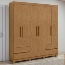 Guarda-Roupa 6 Portas 4 Gavetas Argus com Pés Guarda-Roupa 6 Portas 4 Gavetas Argus com Pés