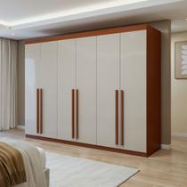 Guarda-roupa 6 Portas 4 Gavetas Bertha
