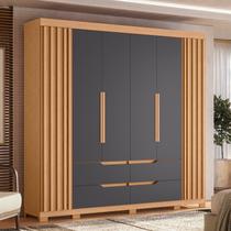 Guarda-roupa 6 Portas + 4 Gavetas Doble Casal Guarda-roupa 6 Portas + 4 Gavetas Doble Casal