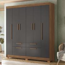 Guarda-roupa 6 Portas 4 Gavetas Mdp Guarapuava