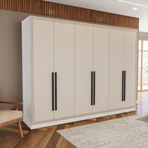 Guarda-Roupa 6 Portas 4 Gavetas Móveis Valência