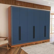 Guarda-Roupa 6 Portas 4 Gavetas Móveis Valência