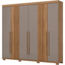 Guarda-Roupa 6 Portas 4 Gavetas Norton Henn Guarda-Roupa 6 Portas 4 Gavetas Norton Henn