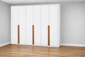 Guarda Roupa 6 Portas 6 Gaveta Living -Grand Line