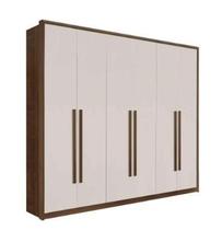 Guarda Roupa 6 Portas 6 Gavetas 100% MDF Anápolis - Móveis Valverde - Off White/ New Canion