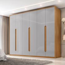 Guarda-roupa 6 Portas 6 Gavetas 100% Mdf Zeus Yescasa Guarda-roupa 6 Portas 6 Gavetas 100% Mdf Zeus Yescasa