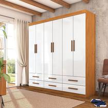Guarda-roupa 6 Portas 6 Gavetas Denver