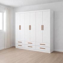 Guarda Roupa 6 Portas 6 Gavetas Unique -Grand Line