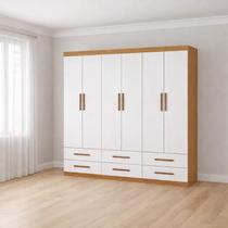 Guarda Roupa 6 Portas 6 Gavetas Unique -Grand Line