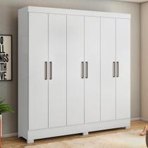 Guarda Roupa 6 Portas Bona Branco