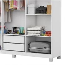 Guarda Roupa 6 Portas Carioca Móveis Branco