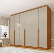 Guarda Roupa 6 Portas Cataguases Tcil Móveis Cinamomo Off White