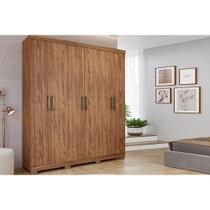 Guarda Roupa 6 Portas e 2 Gavetas c/ pés Milena Cinamomo - Panan Guarda Roupa 6 Portas e 2 Gavetas c/ pés Milena Cinamomo - Panan