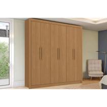 Guarda Roupa 6 Portas e 2 Gavetas M569 Canela - Kappesberg