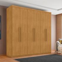 Guarda Roupa 6 Portas e 4 Gavetas Arujá Naturalle