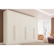 Guarda Roupa 6 Portas e 6 Gavetas Valencia Off White - Europa Guarda Roupa 6 Portas e 6 Gavetas Valencia Off White - Europa