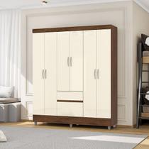 Guarda Roupa 6 Portas Ideal Plus 2 Gavetas Guarda Roupa 6 Portas Ideal Plus 2 Gavetas