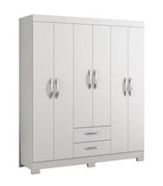 Guarda-Roupa 6 Portas NT 5130 Branco - Notável Guarda-Roupa 6 Portas NT 5130 Branco - Notável