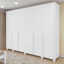 Guarda Roupa 6 Portas S/ Espelho Easy Space Branco Lopas
