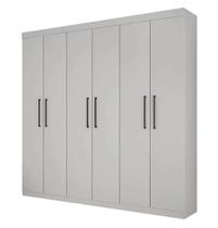 Guarda Roupa 6 Portas Ubatuba - Móveis Valverde - Neve Guarda Roupa 6 Portas Ubatuba - Móveis Valverde - Neve