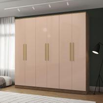 Guarda-Roupa 6 Pts 4 Gvt Kappesberg Adapt Nogueira/Macadâmia