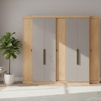Guarda-roupa 7 Portas 4 Gavetas 100% MDF 266,6cm X 230cm Supremo