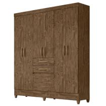 Guarda Roupa 7 Portas New Mafra Castanho Wood 897331 Moval