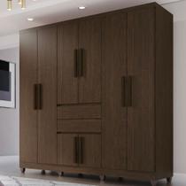 Guarda-Roupa 8 Portas 2 Gavetas Master Top Imop Móveis